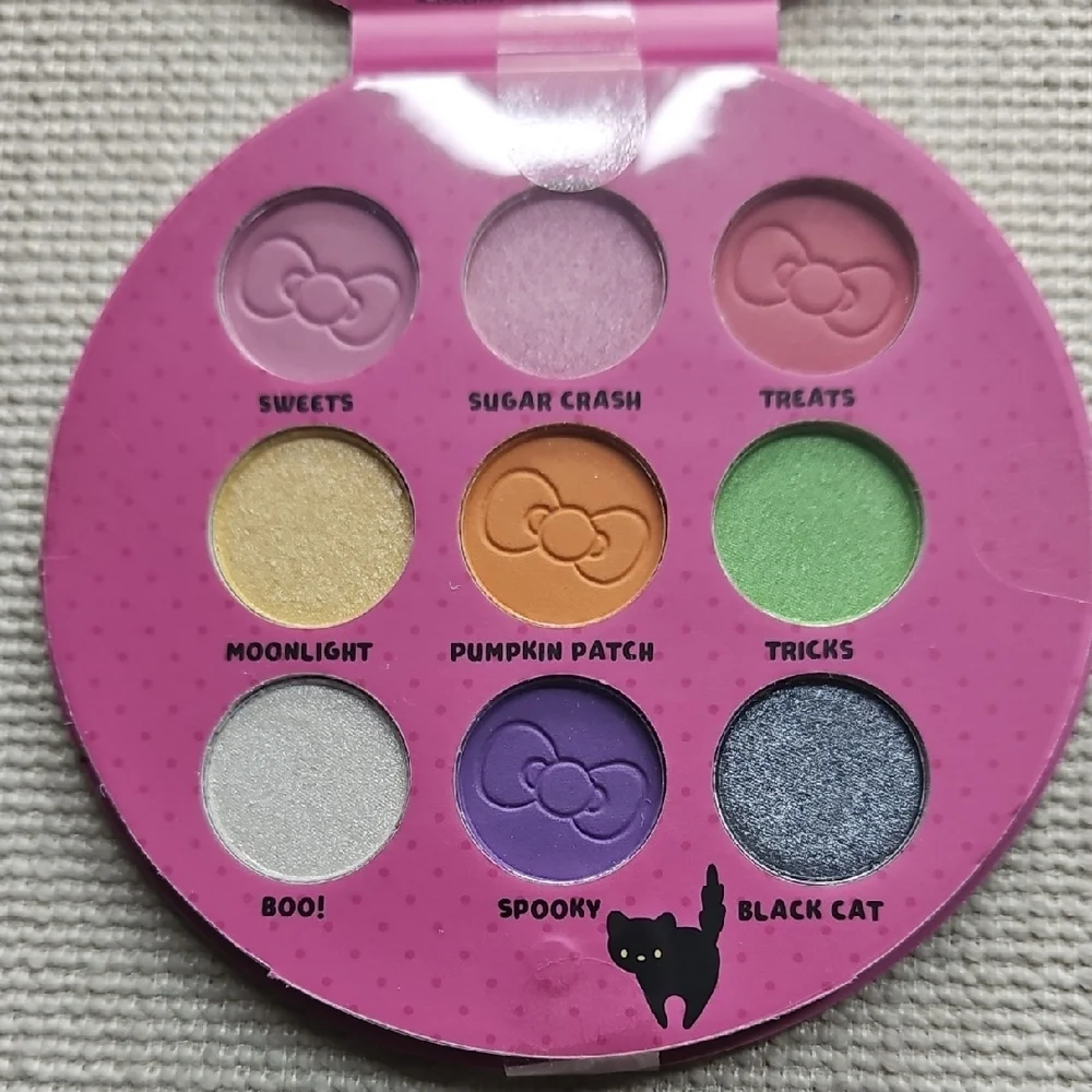 Hello Kitty Pink and Black Eyeshadow Palette